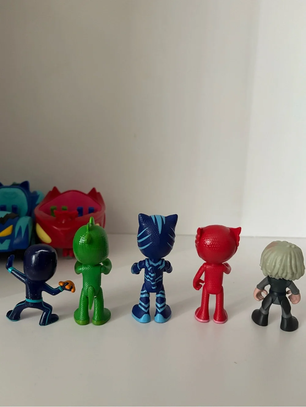 PJ Masks Vehicles & Figures Catboy Owlette Gekko Luna Girl Night Ninja 8 Pcs Set